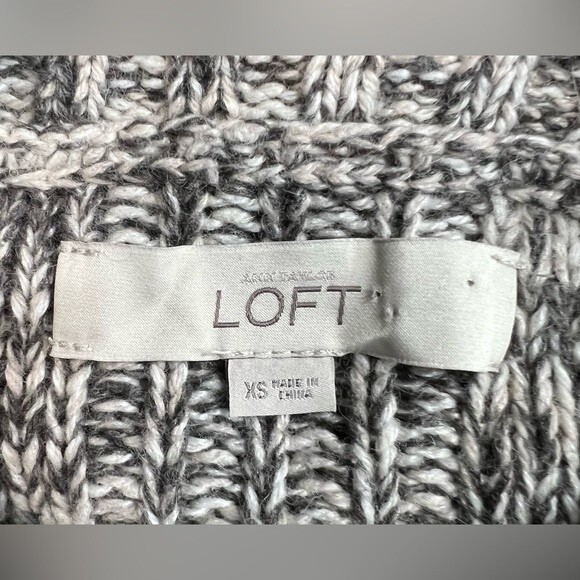 Loft Knit Detail Pullover Chunky Sweater Size XS - Picture 4 of 10